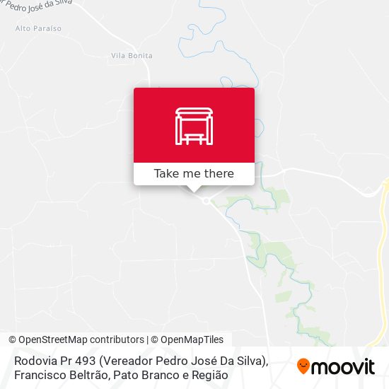 Rodovia Pr 493 (Vereador Pedro José Da Silva) map