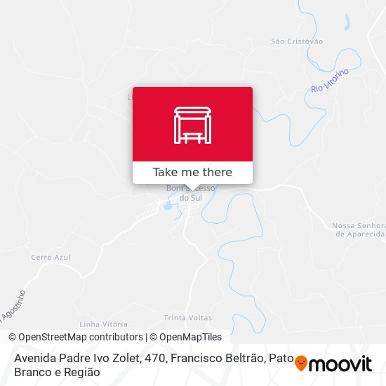 Avenida Padre Ivo Zolet, 470 map