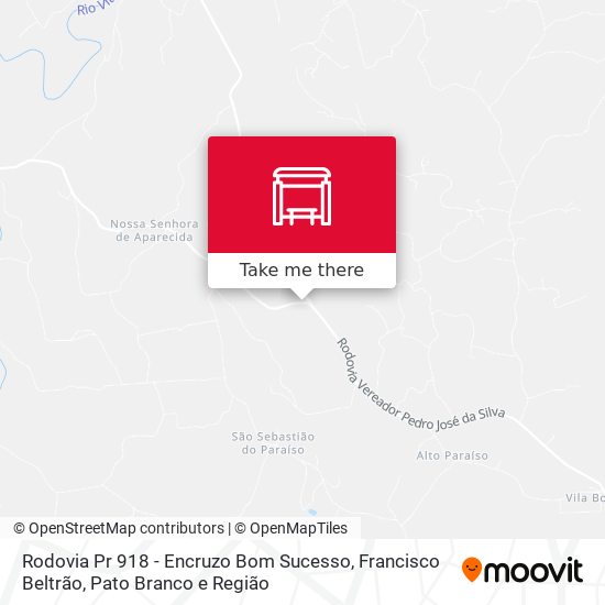 Rodovia Pr 918 - Encruzo Bom Sucesso map