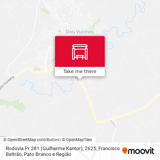 Rodovia Pr 281 (Guilherme Kantor), 2625 map