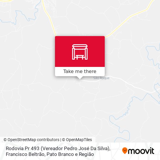 Rodovia Pr 493 (Vereador Pedro José Da Silva) map