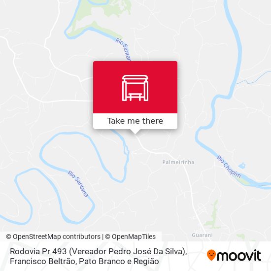 Rodovia Pr 493 (Vereador Pedro José Da Silva) map