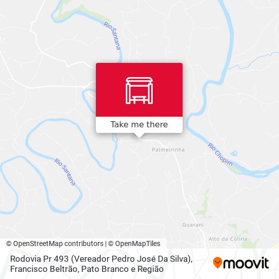 Rodovia Pr 493 (Vereador Pedro José Da Silva) map