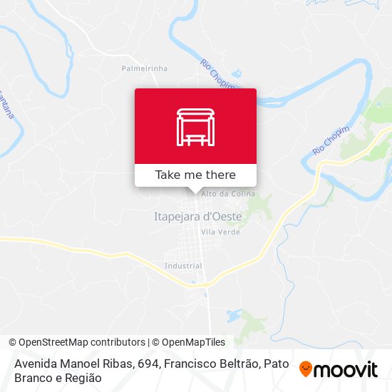 Avenida Manoel Ribas, 694 map