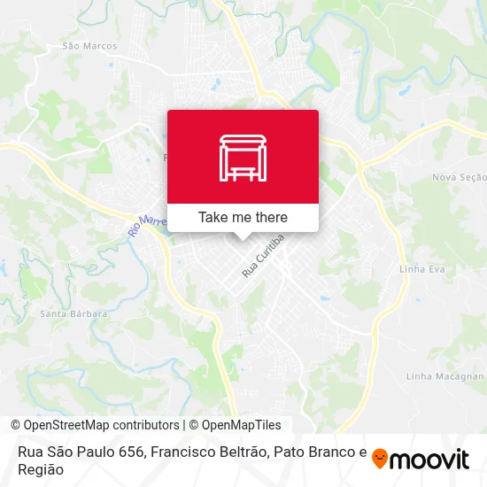 Rua São Paulo 656 map