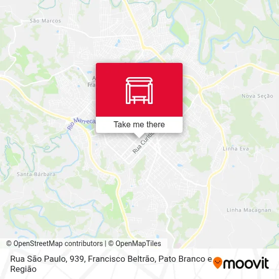 Rua São Paulo, 939 map