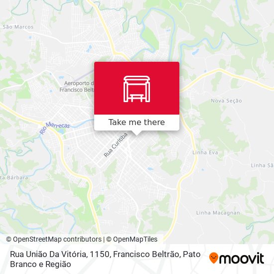 Rua União Da Vitória, 1150 map