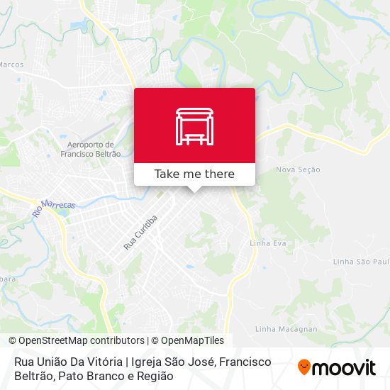 Rua União Da Vitória | Igreja São José map