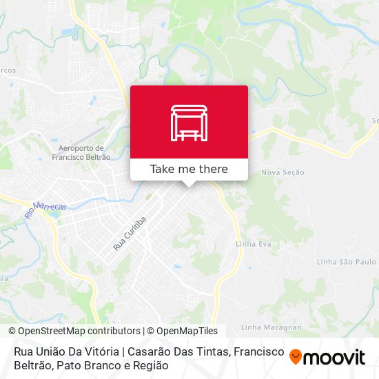 Rua União Da Vitória | Casarão Das Tintas map