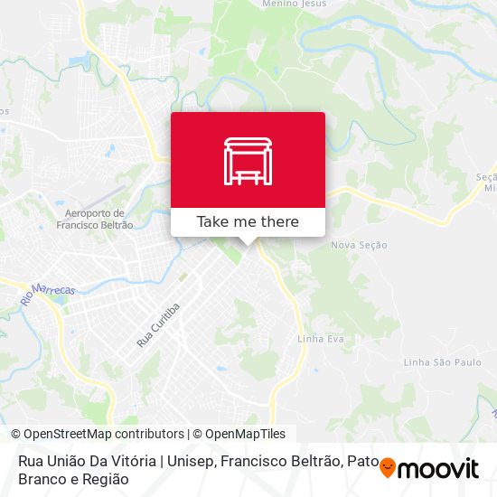 Rua União Da Vitória | Unisep map
