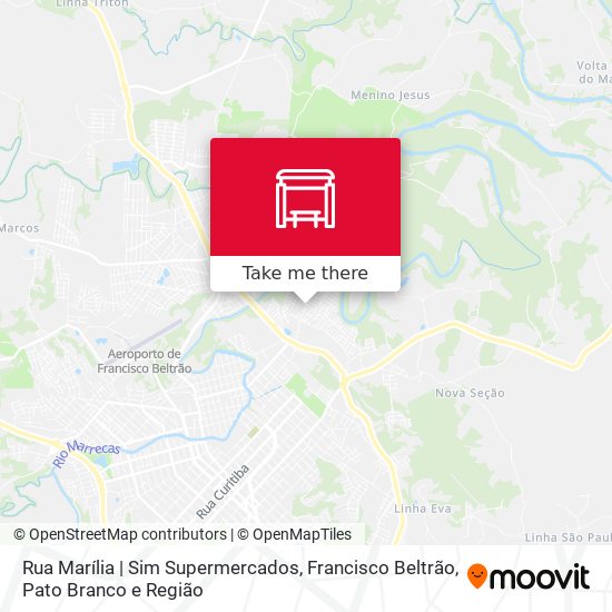 Rua Marília | Sim Supermercados map
