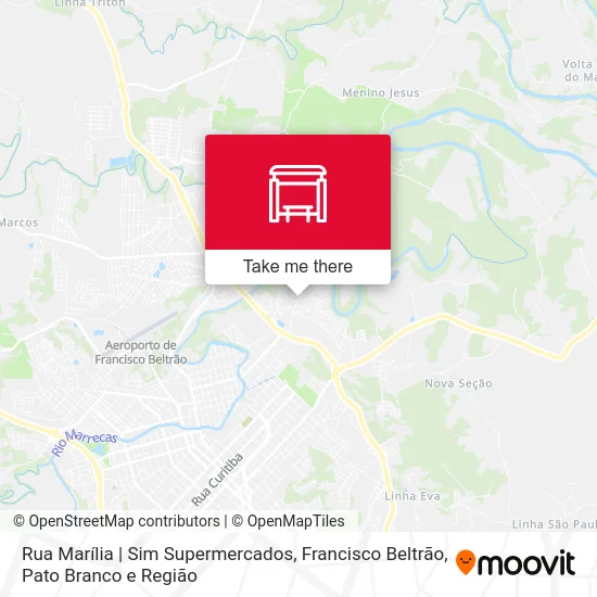 Rua Marília | Sim Supermercados map