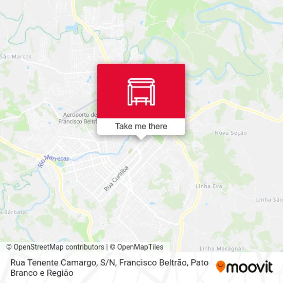 Rua Tenente Camargo, S/N map