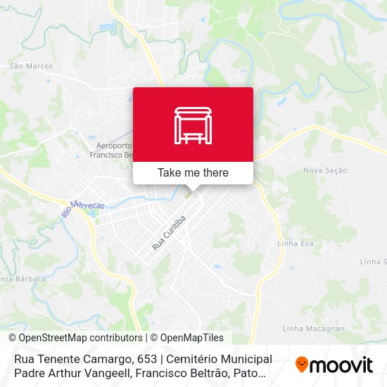 Rua Tenente Camargo, 653 | Cemitério Municipal Padre Arthur Vangeell map