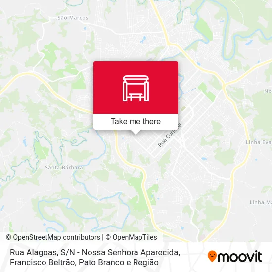 Rua Alagoas, S / N - Nossa Senhora Aparecida map