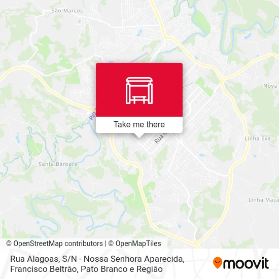 Rua Alagoas, S / N - Nossa Senhora Aparecida map