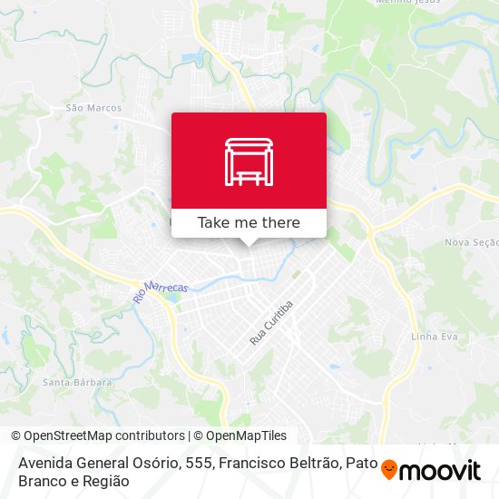 Avenida General Osório, 555 map
