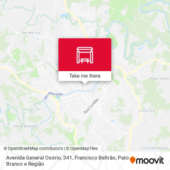 Avenida General Osório, 341 map