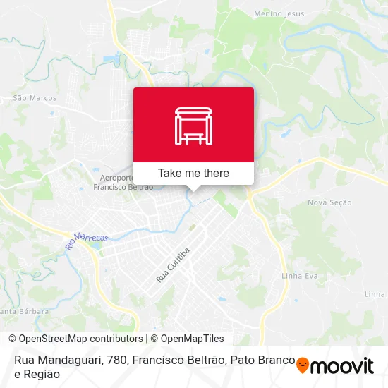 Rua Mandaguari, 780 map