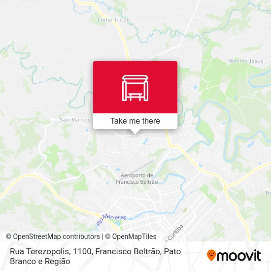 Rua Terezopolis, 1100 map