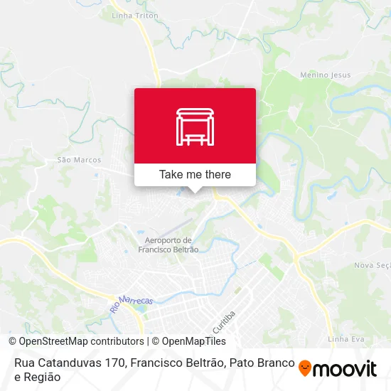 Rua Catanduvas 170 map