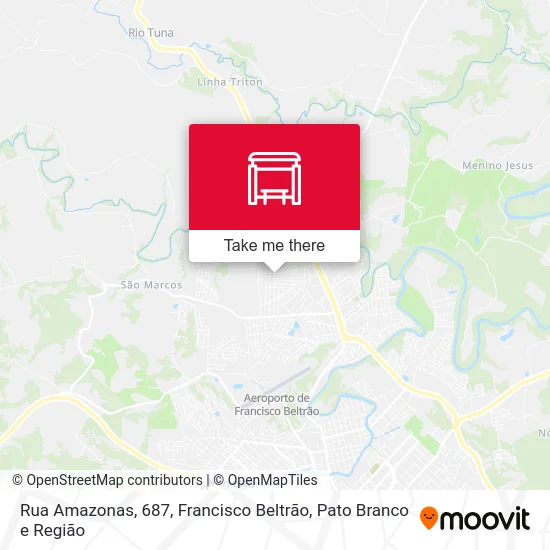 Rua Amazonas, 687 map