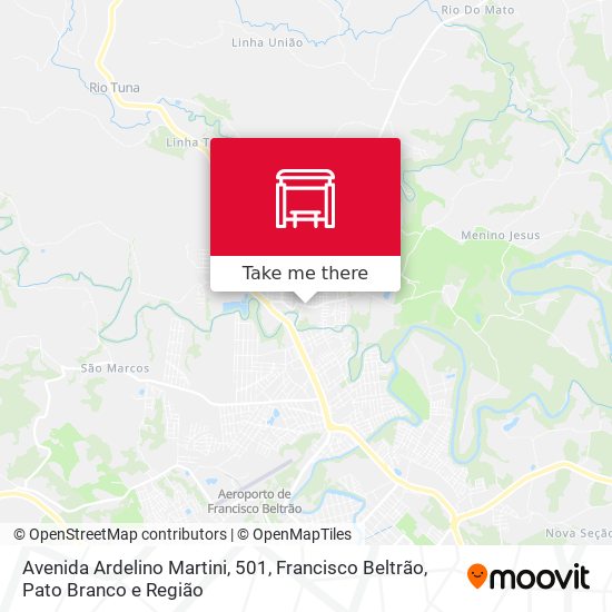 Avenida Ardelino Martini, 501 map