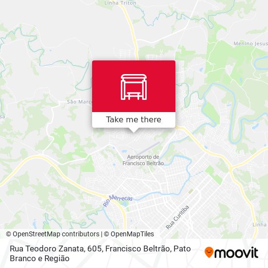 Rua Teodoro Zanata, 605 map