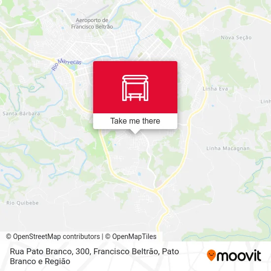 Rua Pato Branco, 300 map