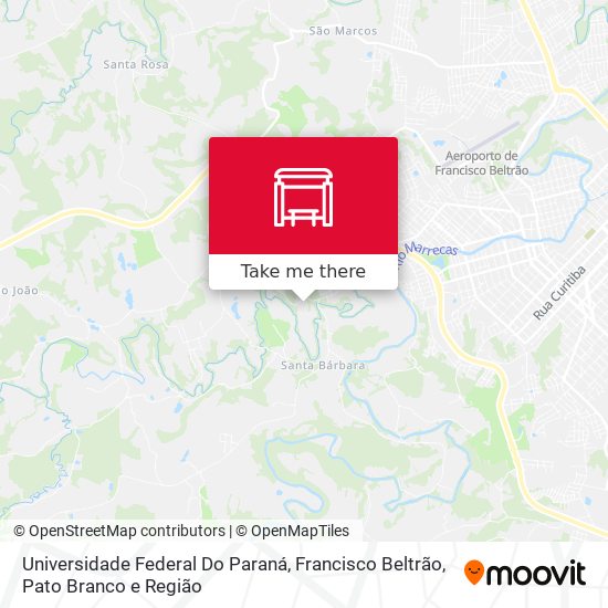 Universidade Federal Do Paraná map