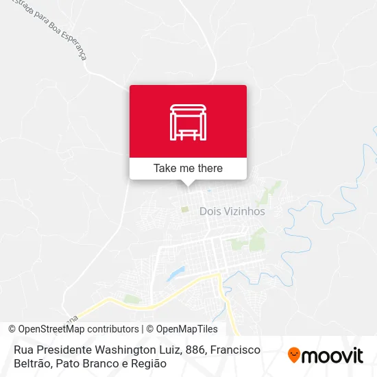 Rua Presidente Washington Luiz, 886 map