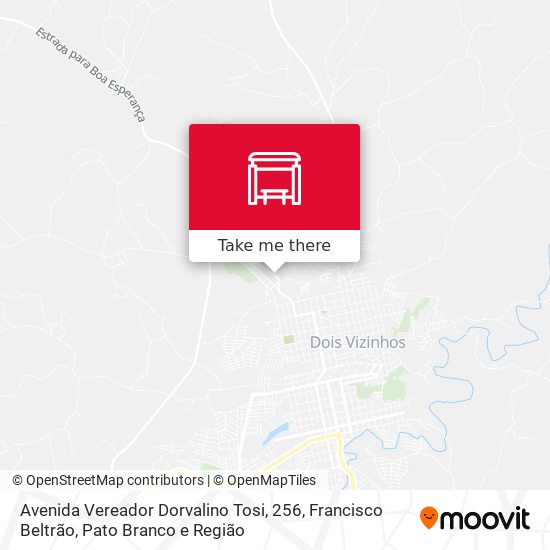 Avenida Vereador Dorvalino Tosi, 256 map