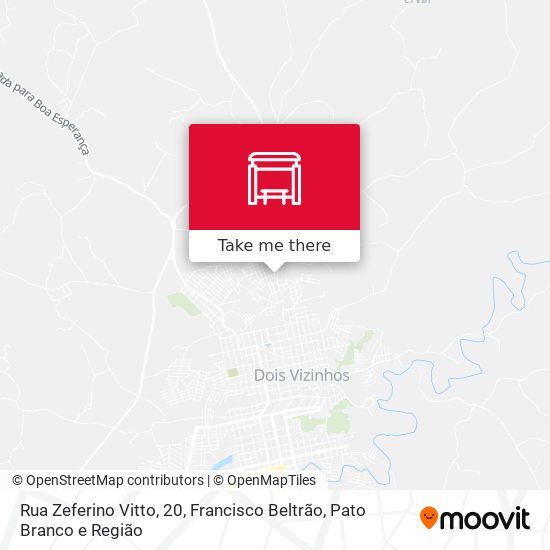 Rua Zeferino Vitto, 20 map
