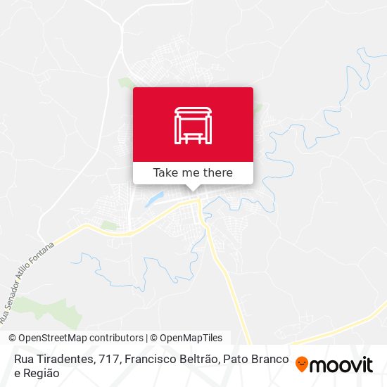 Rua Tiradentes, 717 map