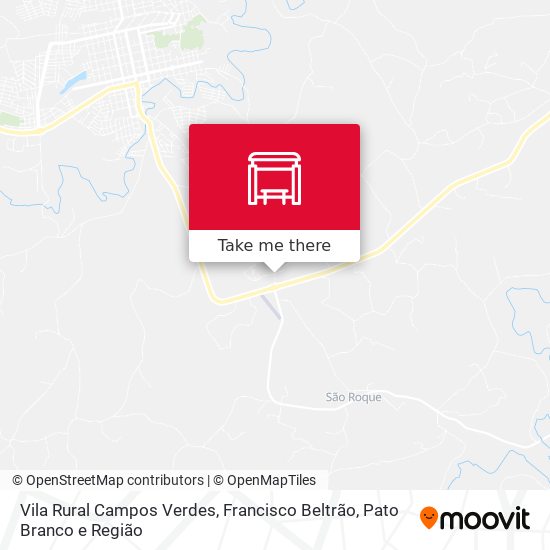 Vila Rural Campos Verdes map