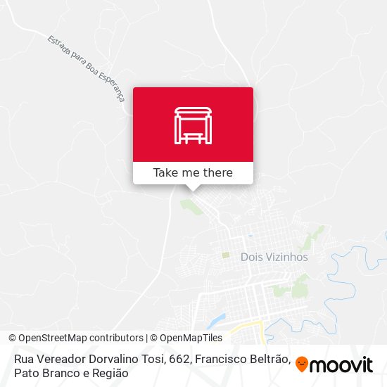 Rua Vereador Dorvalino Tosi, 662 map