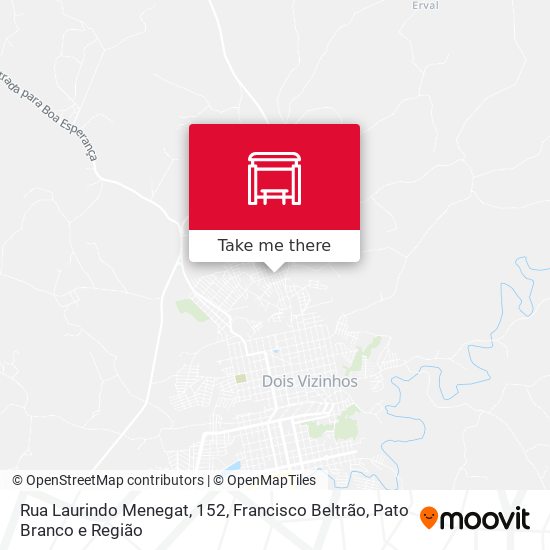 Rua Laurindo Menegat, 152 map