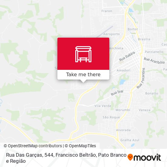 Rua Das Garças, 544 map