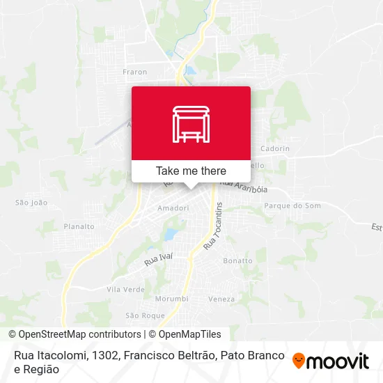 Rua Itacolomi, 1302 map