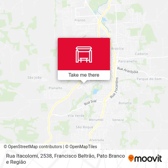 Rua Itacolomi, 2538 map