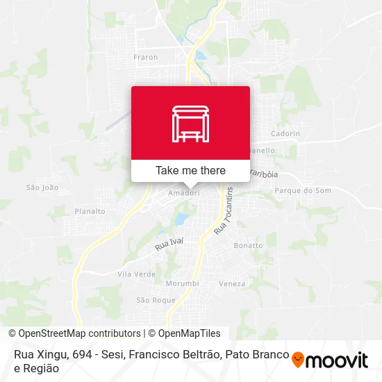 Rua Xingu, 694 - Sesi map