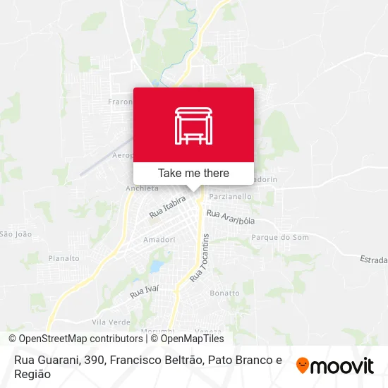 Rua Guarani, 390 map