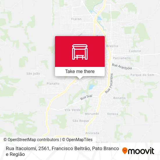 Rua Itacolomi, 2561 map