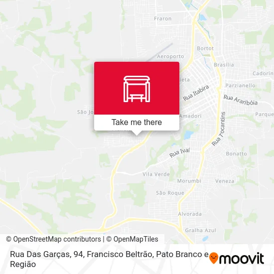 Rua Das Garças, 94 map