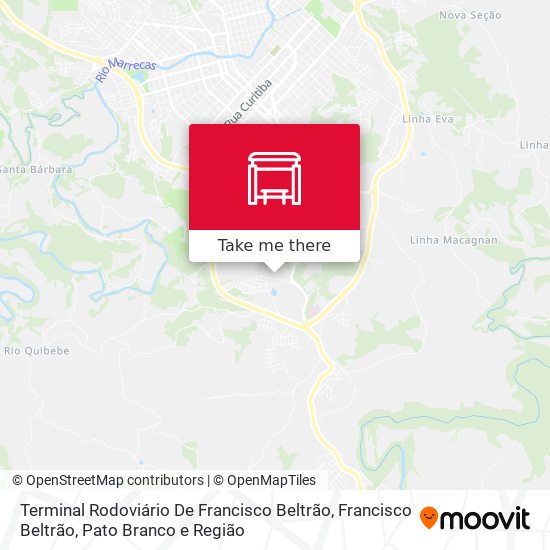Terminal Rodoviário De Francisco Beltrão map