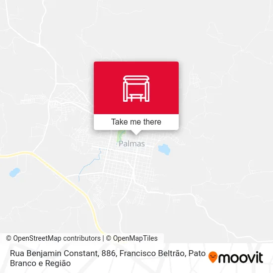 Rua Benjamin Constant, 886 map