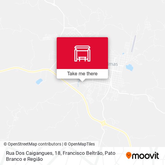 Rua Dos Caigangues, 18 map