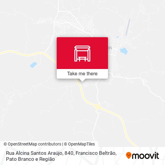 Rua Alcina Santos Araújo, 840 map