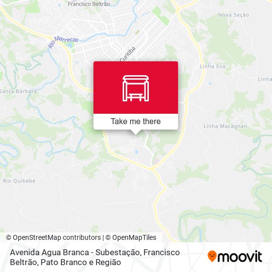 Avenida Agua Branca - Subestação map