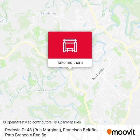Rodovia Pr 48 (Rua Marginal) map